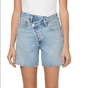 Agolde Criss Cross Shorts